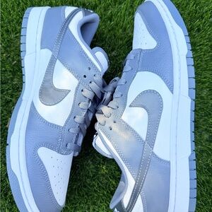 Nike Gray and White Athletic Shoes